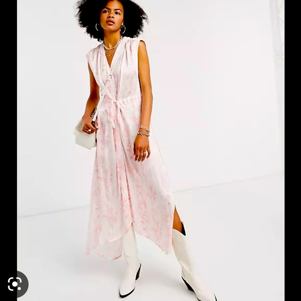 Allsaints Tate Snakeprint dress